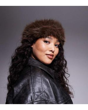 Kaiia Exclusive Faux Fur Headband - Black