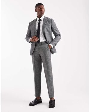 Jack & Jones Wool Blend Suit Trouser - Gray