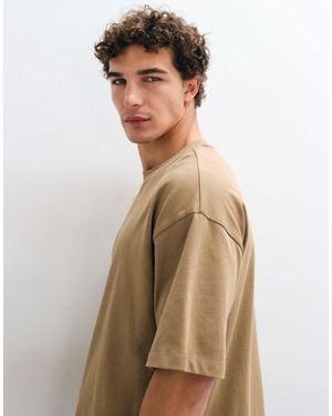 ASOS Heavyweight Boxy Oversized T-shirt - Brown