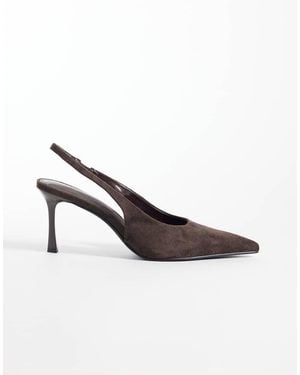 SIMMI Simmi London Laylin Pointed Slingback Court Shoes - White