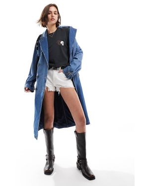 Levi's Gabardina Vaquera Holgada Con Cinturón Spade De -Azul Marino