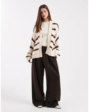 Miss Selfridge Edge To Edge Cardigan - White