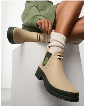 Barbour X Asos Exclusive Mallow Short Wellington Boots - Green