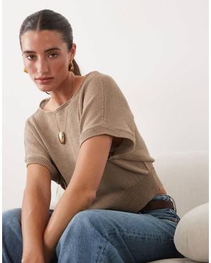 ASOS Knitted Sweater - Brown