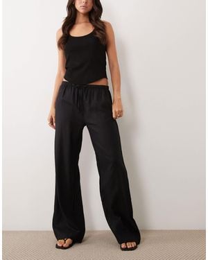 Cotton On Haven pantalon large - Bleu