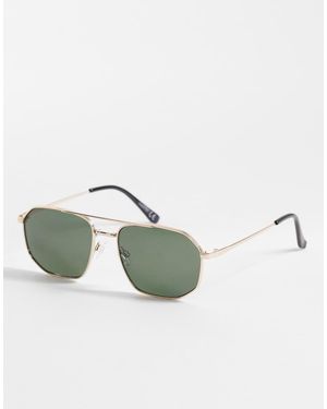 ASOS Aviator Sunglasses - Green