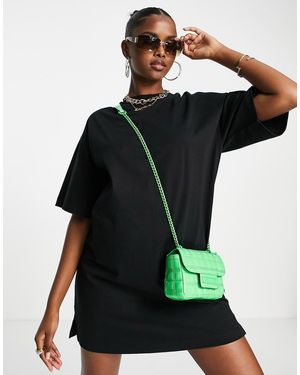 Urban Classics Oversized T-Shirt Mini Dress - Black