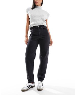 Vero Moda Vaqueros Mom Con Lavado Tessa De - Azul