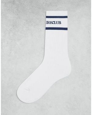The Couture Club Comfort Socks - White