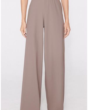 Tezenis Easy Fit Palazzo Trousers - Brown