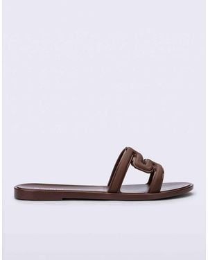Melissa M Slide Slip On Shoes - Brown