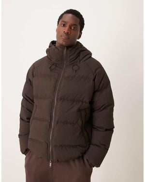 SELECTED Down Puffer Jacket - Brown