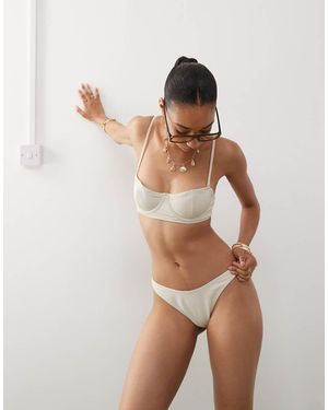 Weekday Mini Braziliaans Bikinibroekje - Naturel