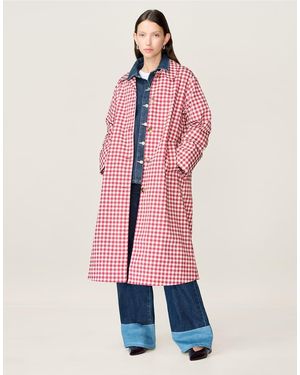 OMNES Jackets Charleston Tailored Checked Trench