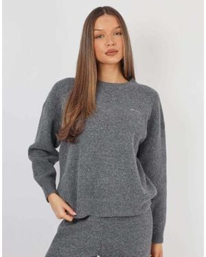 SIMMI Soft Touch Oversized Crew Neck - Grey