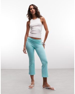 Collusion Leggings Capri Azul Aguamarina Acampanados