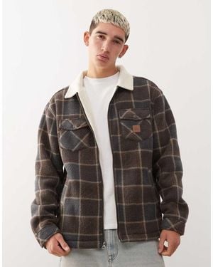 Quiksilver Sherpa Jacket Fleece - Brown