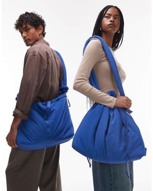 ölend Ona Large Soft Nylon Multiwear Crossbody Bag - Blue