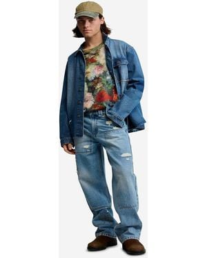 Desigual Short-Sleeve Garden T-Shirt - Blue