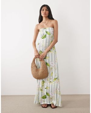 ASOS Bandeau Maxi Dress - White