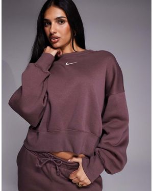 Nike Phoenix Fleece Over-oversized Sweatshirt - Purple