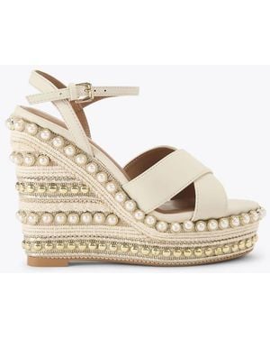 KG by Kurt Geiger Songbird Heeled Sandals - Natural