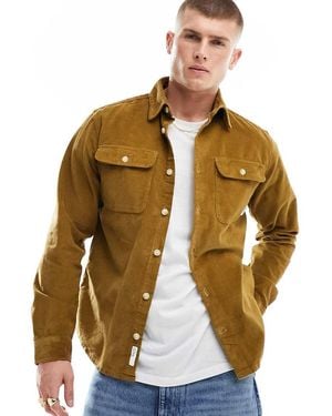 SELECTED Cord Overshirt - Metallic