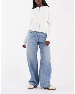 Levi's – middy – balloon-jeans - Blau