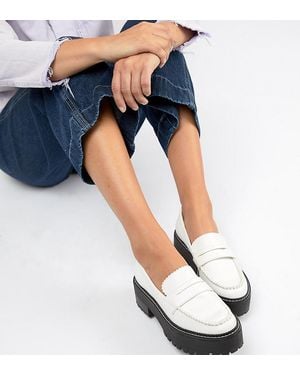 Bershka White Chunky Loafer