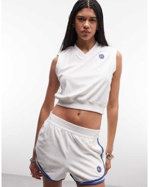 Nike Chill French Terry Tank - White