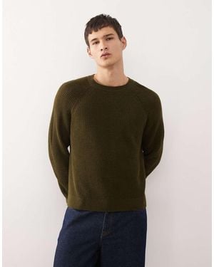 Collusion Boxy Knitted Jumper Jumper - Green