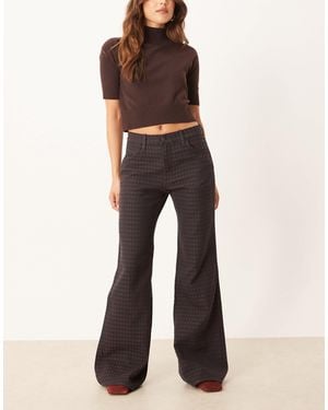 Wrangler 70s Flare Jeans - Brown