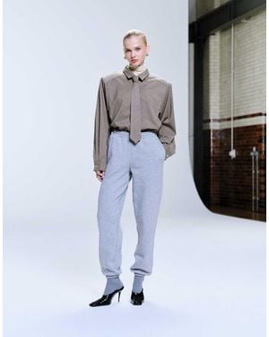 ASOS Ultimate Cuffed Brushback jogger - Grey