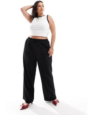 ASOS Asos Design Curve Tailored Pull On Pants - Black