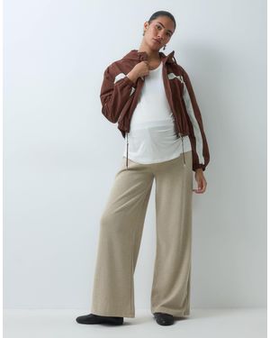Mama.licious Mamalicious umstandsmode lose jersey-hose - Grau
