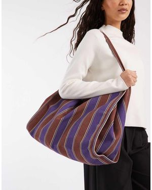 ASOS Tubular Handle Canvas Tote Bag - Multicolour