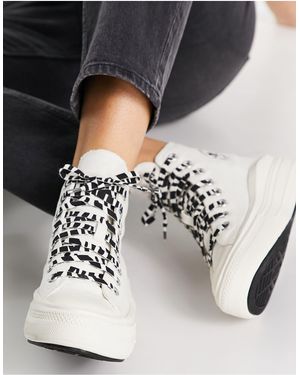 Converse Chuck Taylor All Star Move Hi Archive Print Sneakers - Gray
