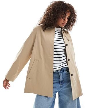 ASOS Trench Car Coat - Natural