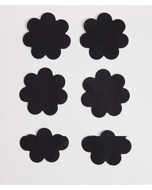 ASOS 3 Pack Fabric Nipple Covers - Black