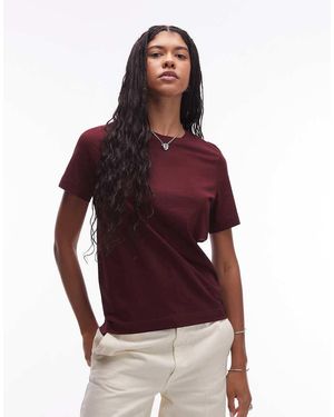 ARKET T-Shirt Bordeaux - Rosso