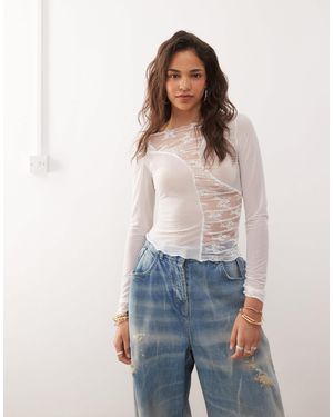 Collusion Long Sleeve Top - Blue