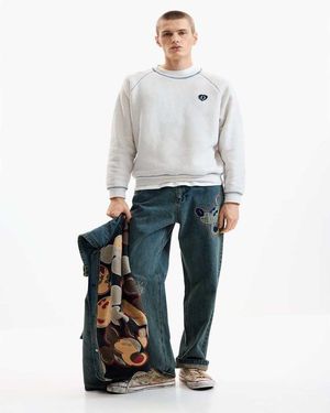 Desigual Basic Knit Sweatshirt - White