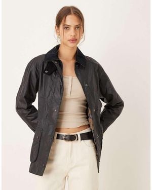 Barbour Beadnell Wax Jacket - Blue