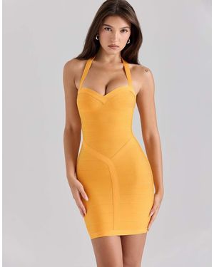 House Of Cb The Supermodel Mini Bandage Dress - Orange