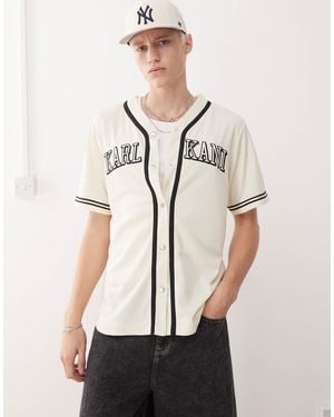Karlkani – kurzärmliges baseball-hemd - Natur