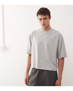 Collusion Boxy Oversized T-shirt - Grey