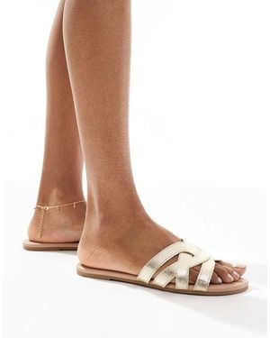 New Look Woven Sandals - Brown