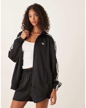 adidas Originals Satin Track Top - Black
