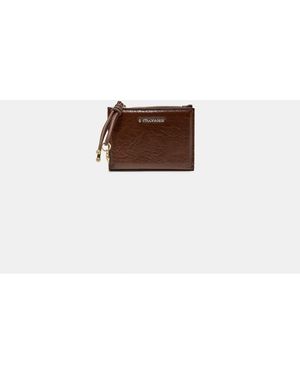 Stradivarius Purse With Zip Pull Detail - White