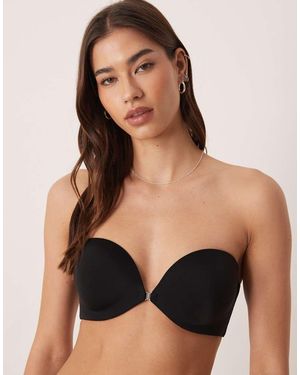 Calvin Klein Perfectly Fit Front Clasp Strapless Bra - Black